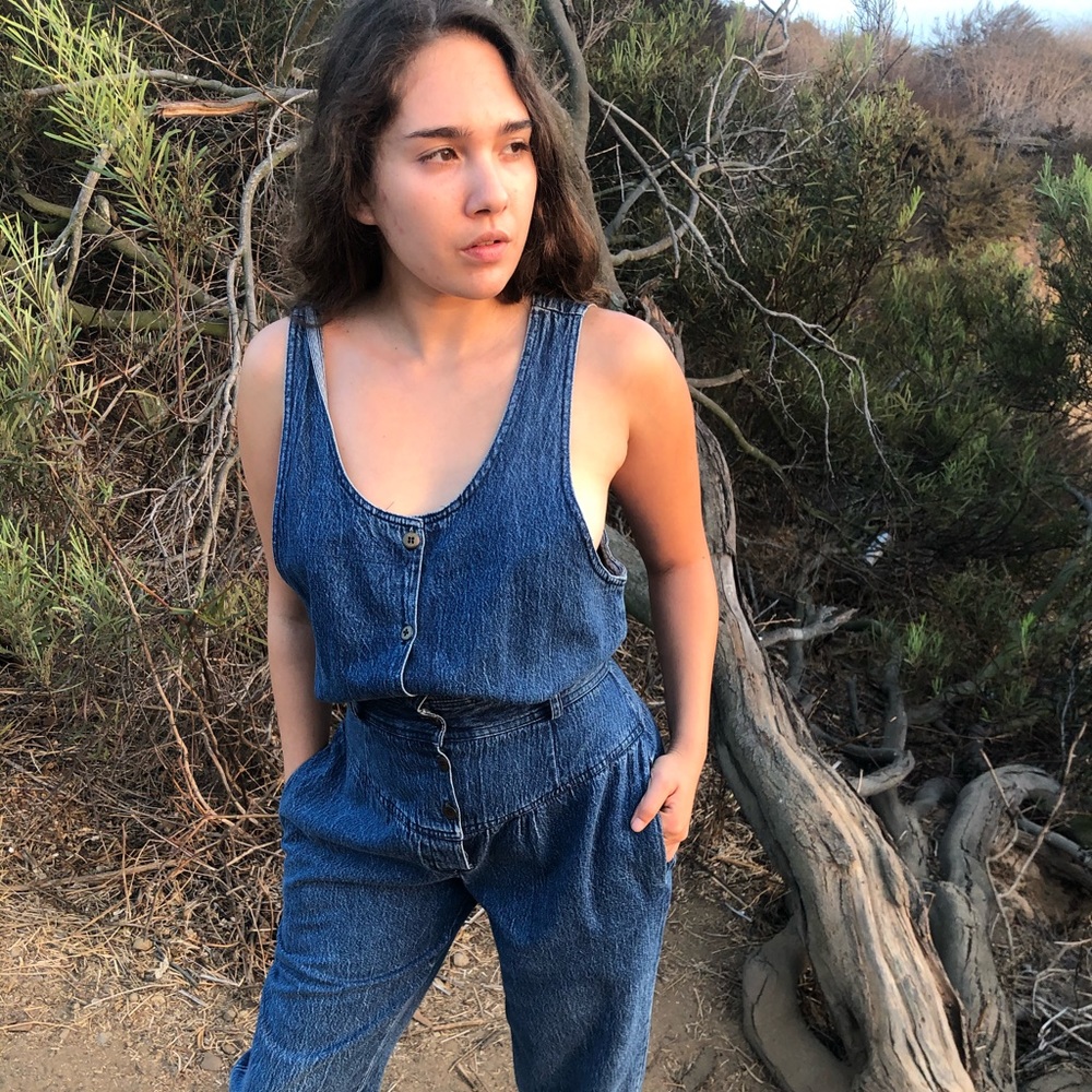 Vintage Denim Jumpsuit
